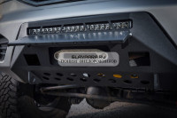 Мини силовик STC УАЗ Патриот 2015+ с площадкой для лебедки и дополнительным дальний свет