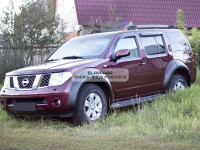 Комплект расширителей колесных арок с молдингами на двери Nissan Pathfinder 2004-2010 (R51)