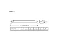 Всепогодная светодиодная балка Aurora ALO-S6-50-R4R5H1 комбинированный дальний свет 10° + 20° однорядная