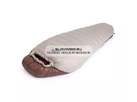 Мешок спальный Naturehike SnowBird, 205х80 см, L (560G), (правый) (ТК: +2C), серый/коричневый