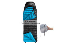 Мешок спальный Naturehike Ultralight CW400 M , 210х75 см, (правый) (ТК: +5C), черный