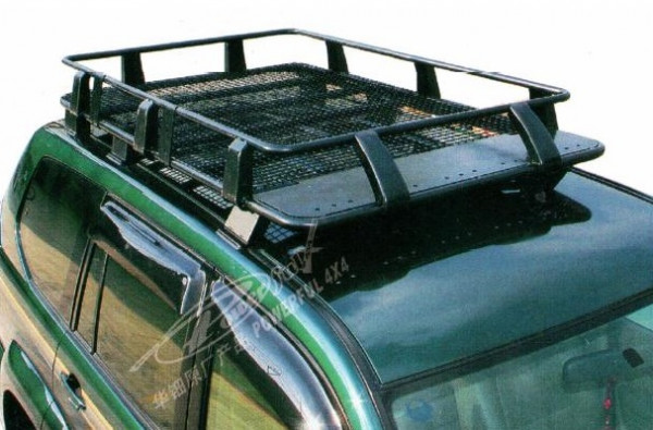 Багажник цельносварной металлический Toyota LC Prado 120 2003-2006 197x117x19 см на штатные места