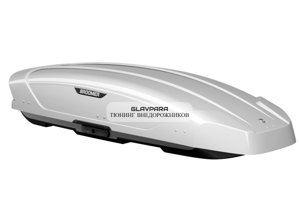 Автобокс Broomer Venture XL 500л 2130*890*420 белый глянец Fast Mount 195см