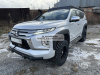 Расширители колесных арок для Mitsubishi Pajero Sport 2020+ 20 мм (ABS пластик)