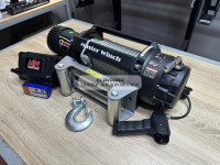 Лебедка электрическая автомобильная Master Winch E12500 12V 5670 кг со стальным тросом IP68