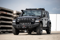 Бампер силовой передний BMS PRO-Line для Jeep Wrangler JL 2018-2020