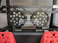 Фара светодиодная дальнего света CH013 мощность 51W светодиоды 3W черная