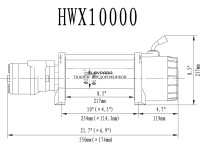 Лебёдка гидравлическая Runva 10000lbs 4536 кг