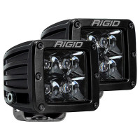 Светодиодные фары RIGID D-серия PRO (4 светодиода) – дальний свет (пара) Midnight Edition