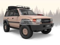 Расширители арок TORBIK для Toyota Land Cruiser 80 100 мм