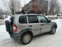 Багажник Уникар для ВАЗ-2123 Chevrolet Niva, LADA Niva Travel с боковым ограждением с сеткой на штатные места