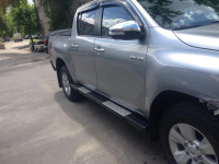 Силовые пороги KDT алюминиевые II поколения для Toyota HILUX 2015+